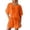 Orange, variant on ibiyuan 2 Piece Outfits For Women Women's Summer Casual Outfit Pleated Short Sleeve Top and Shorts Two Piece Set