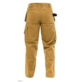thumbnail image 4 of Skylinewears Mens Cordura Pants Carpenter Construction Utility Tool Pockets Heavy Duty Knee Reinforced Work Wear Safety Trousers B3 Khaki W32-L32, 4 of 6
