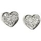 thumbnail image 1 of Aretes Mujer de Corazón LuckyLy, Baño de Oro 14k o Color Plata y Zirconia Cúbica, Modelo Melody plateado UNITALLA, 1 of 7