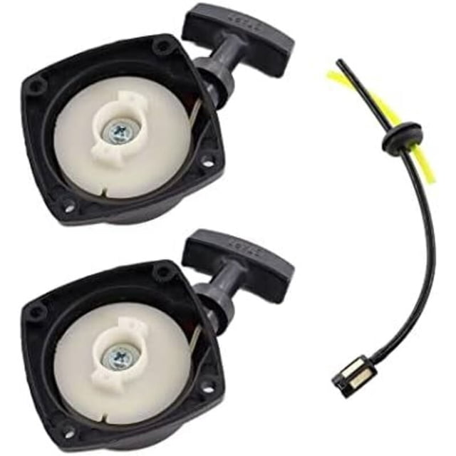 2pcs 50mm Recoil Pull Starter for Brush Cutter Hedge Trimmer Distance Between Mounting Holes 50mm