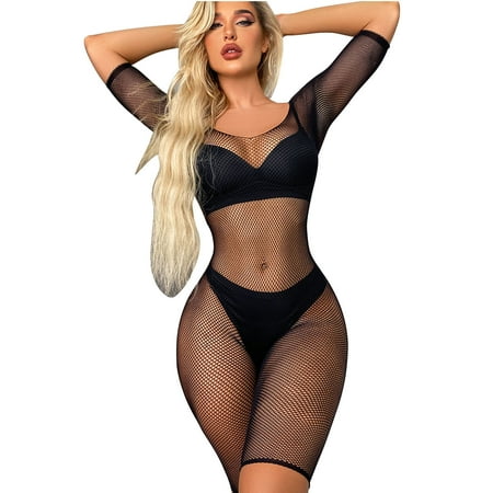 

Lingerie For Women Bodysuit Mesh Teddy Underwear Sleepwear