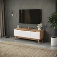 thumbnail image 1 of Mueble TV 55" 3 Puertas 136cm Canela/Blanco Kappesberg, 1 of 10