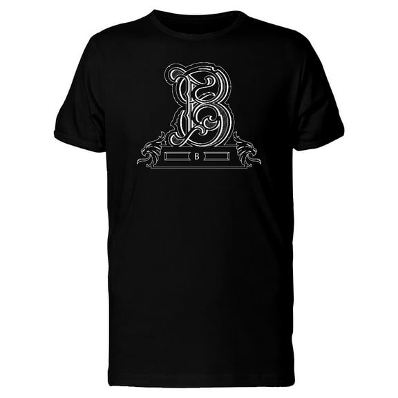 Capital Letter B T-Shirt Men -Image by Shutterstock, Male Small