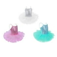 thumbnail image 4 of Maoww Robe de Ballet pour Filles Cosplay Fleur Tenue de Danse Paillettes Sans Manches Vêtements de Gymnastique Costumes de Ballerine Paillettes Roses TG, 4 of 9