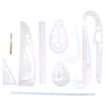 thumbnail image 2 of Weiweiguan 1 Set Multi-function Clothing Sample Cutting Ruler Clothing Proofing Ruler, 2 of 6