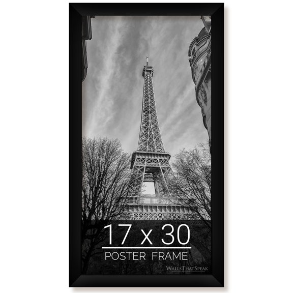 17x30 Black Picture Frame for Puzzles Posters Photos or Artwork