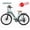 Blue, variant on 26" Electric Bike for Female, 28 MPH Women Electric Bicycles with New Shock Absorption, 1000W Motor, 48V 13Ah, Unisex, UL 2849 Certified, Green