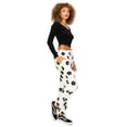 thumbnail image 4 of Cali1850 Women's Minky Joggers Sweatpants Bungee with Elastic Drawstring Waistband Soft Comfy Fuzzy Pants with Pockets, 4 of 5