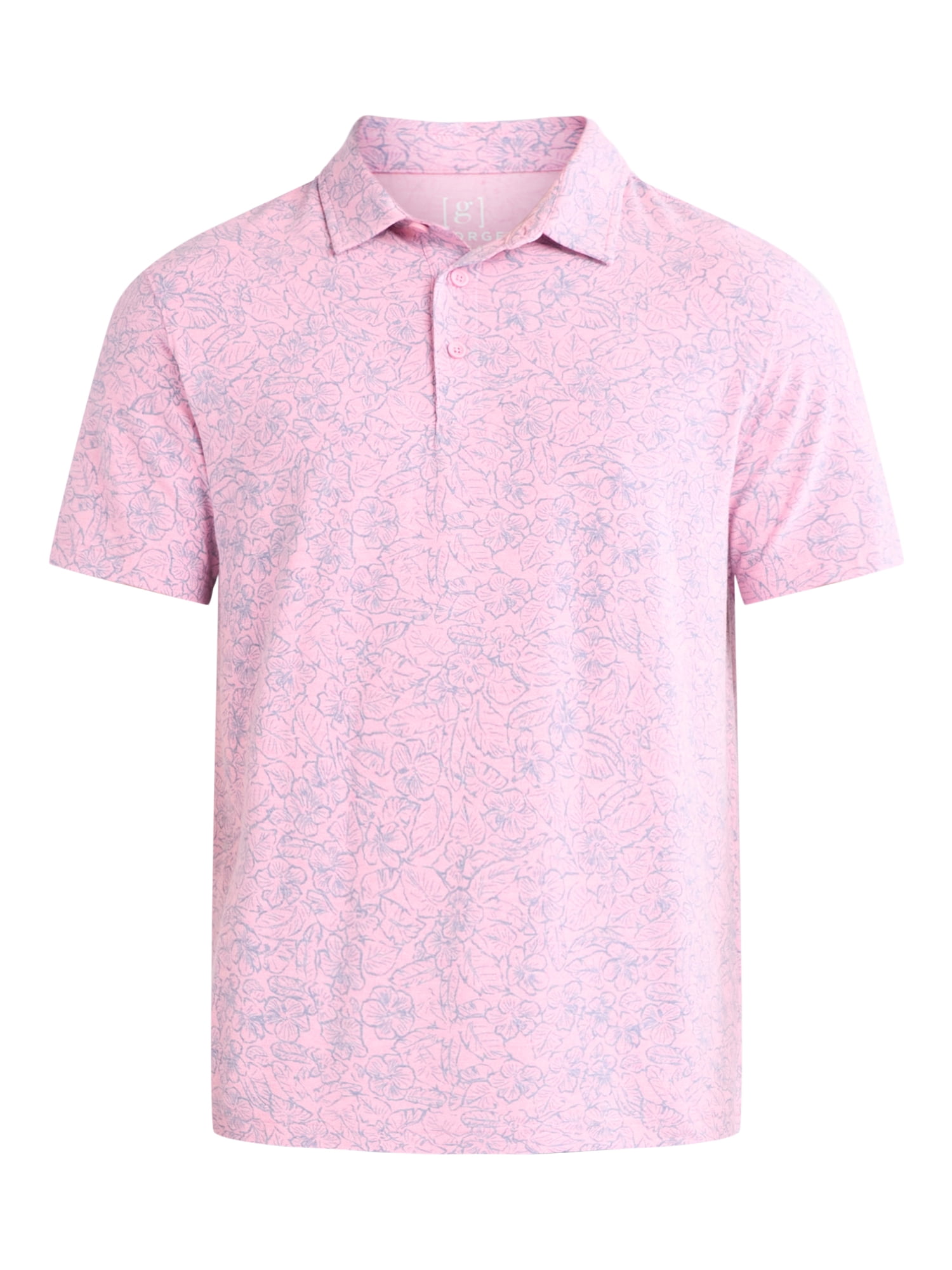 George Men's & Big Men's Poly Polo with Short Sleeves, Sizes S-3XL