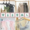 thumbnail image 3 of D-buy 20 Pcs Plastic Travel Hangers Foldable, Portable Folding Clothes Hangers for Traveling Collapsible Hangers, Travel Drying Rack Traveling Accessories Portable Hangers for Travel Essentials Women, 3 of 6