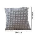 thumbnail image 3 of Almohada Para Sofá De Hogar Almohada Elástica De Color Liso Almohada A Cuadros Almohada Para Cabecero, 3 of 5