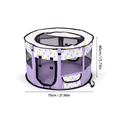 thumbnail image 7 of Portable Pet Playpen, Foldable Breathable Oxford Cloth Pet Tent, for Small dog Cats Rabbits, Indoor Outdoor Travel Camping Use, 7 of 7