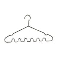 thumbnail image 3 of 2x Camisetas Sin Mangas Percha con Ranuras para Los Hombros Correa Vestido Camisolas Percha Percha Perchas de Guardarropa para Cinturones Bufandas 2 piezas, 3 of 8