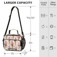 thumbnail image 4 of FORMRS Student Lunch Bag Insulated Reusable Cooler Box with Zipper Pockets, Pink Ice Cream Pattern, 4 of 9