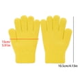 thumbnail image 3 of WUANDIXFA Toddler Girl Mittens Soft Cute Kid Winter Gloves Toddler Solid Knit Warm Stretchy for Boys Girls,Pink,One Size, 3 of 6