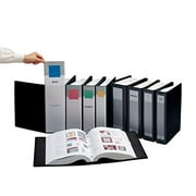 ProFolio by Itoya, SpringPost Binder - 5 Interchangeable Color-Coded Spines and 5 Tabbed Dividers , 1.5" Paper Capacity