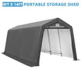 thumbnail image 5 of Howsvn 8' x 14' Portable Storage Shelter, Waterproof Outdoor Tent for Motorcycle, Tool Storage, 5 of 9