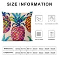thumbnail image 6 of YINGXI Decorative Pillow Cover with Summer Tropical Fresh Fruit Pattern 20x20in, 6 of 6