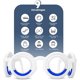 thumbnail image 2 of Gafas antimareos, gafas portátiles ultraligeras para aliviar las náuseas y el mareo para juegos de viajes deportivos, sin lentes oso de fresa  Hogar, 2 of 5