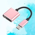 thumbnail image 5 of GAXIRE Type C Earphone Adapter Rose Gold 1Set 4.7x1.1x0.3In, 5 of 10