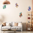 thumbnail image 3 of Iron Gecko Wall Decor Home Decoration Artwork Outdoor Hanging Ornament For Trees Fences Porches, 3 of 7