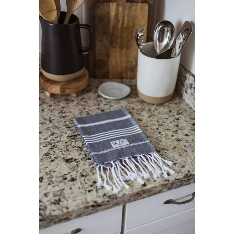 Turkish Hand/Tea Towel - Perfect Classic - Grey
