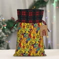 thumbnail image 5 of Rocae Dancing African Women Print Christmas Drawstring Linen Gift Bag with Drawstrings Treat Bag Goody Present Bags for Christmas Party Favor, 5 of 8