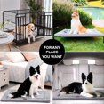 thumbnail image 6 of General Dog Bed for Crate, Medium/Large Dogs Crate Bed with Soft Wavy Plush Comfortable Anti-Slip Kennel Pad Washable Pet Beds Mat for Dogs & Cats, Grey, 6 of 6