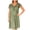 Olive Green, variant on Nightgown for Women Cap Sleeves Plus Size Sexy Silky Feeling with a Floral Lace Design, Black, 3X-Large