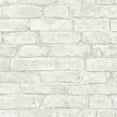thumbnail image 2 of (Clearance) XIANXIAN Peel and Stick Wallpaper Brick White Gray Removable Wallpaper Peel and Stick Self Adhesive Faux Brick for Bedroom Backsplash Laundry Room Accent Walls, 2 of 4