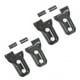 thumbnail image 1 of Cubierta de bisagra de puerta con textura de fibra de carbono, 8 Uds., ajuste para Jeep Wrangler JL 2018+, 1 of 9