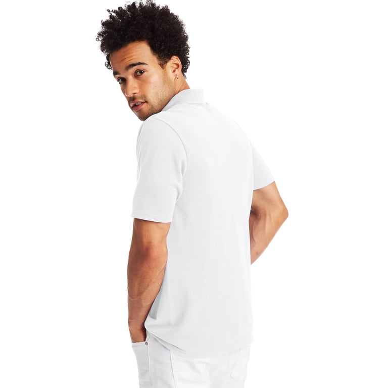 Hanes Men's Pique Polo Shirt photo 3