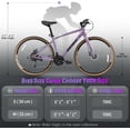 thumbnail image 2 of Hybrid Bike for Adults, Akaber 24-Speed 700C Women Road Bike, Lightweight Adult Bicycle, 2 of 7
