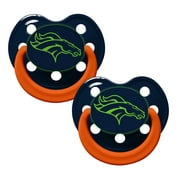 NFL Denver Broncos Glow in the Dark 2-Pack Pacifiers
