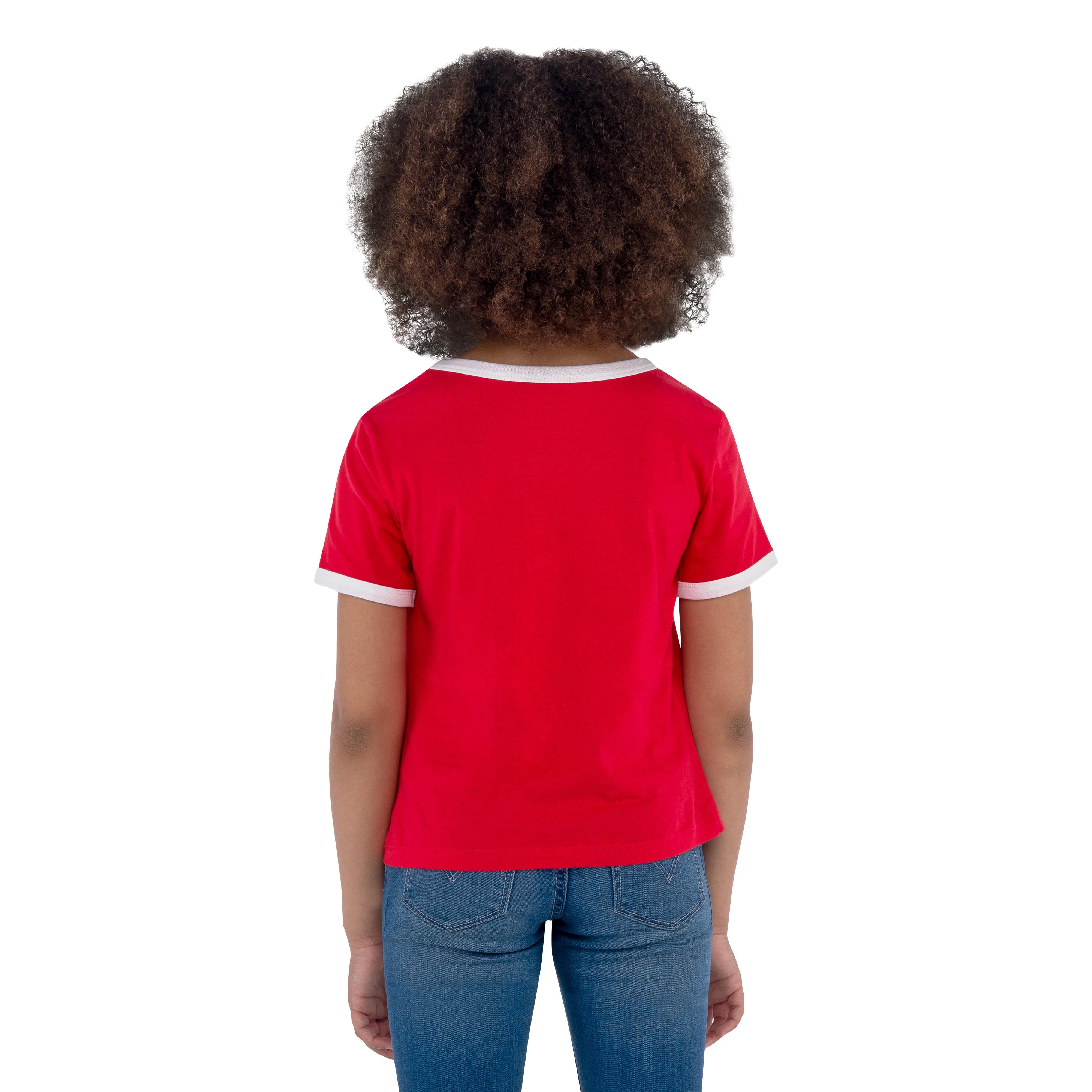 Levi's Girls Short Sleeve Ringer T-Shirt, Sizes 4-16