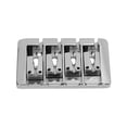 thumbnail image 4 of Basses Tailpiece, Silver 4 String Rustproof Metal Electric Bass Bridge  For Replacement, 4 of 8