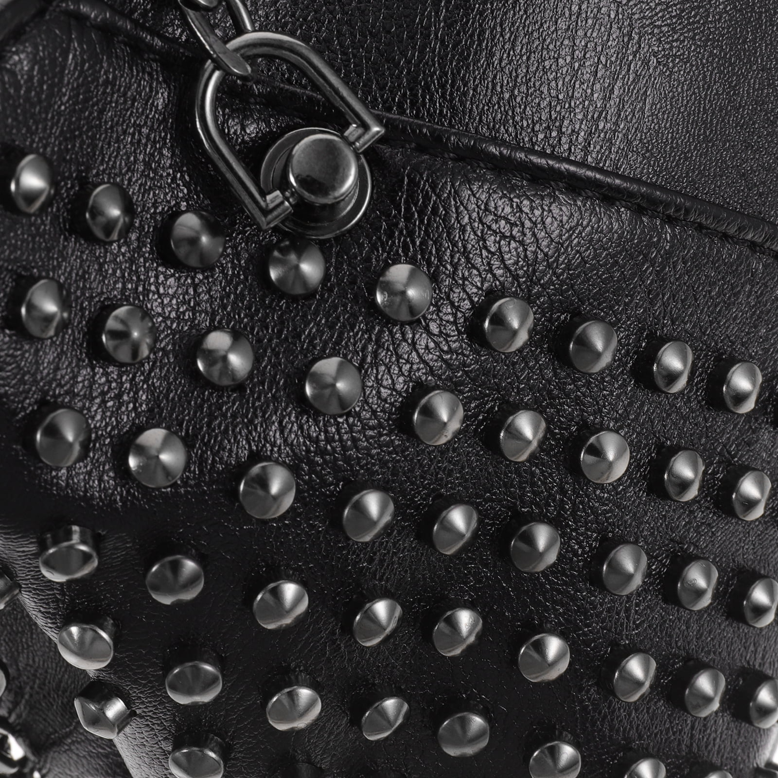 Burgundy Women's Studded Leather Stylish Shoulder Purse Tassel | eBay
