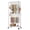 White, variant on edx 3 Tier Heavy Duty Rolling Garment Rack with Lockable Rollers,Freestanding Clothing Rack,Black,29.92"W x 13.39"D x 74.41"H