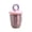 Pink, variant on Inerposs Portable Fruit Cup, Double Drain Salad Cup, Light Diet Container, Drip Proof Snack Holder, Freshness Sealing Breakfast Solution