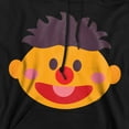 thumbnail image 2 of Sesame Street Ernie Kawaii Face Adult Pull-Over Hoodie, Black, Large, 2 of 5