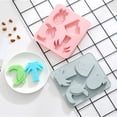 thumbnail image 4 of 4 Slots Fruit Shaped Pudding Jelly Ice Block Silicone pudding Mold pudding mold Cake Chocolate Pastry Baking Mould Tray, 4 of 8