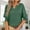 Green, variant on Women's Plus Casual Easter Shirts Women's Tops Plus Size Womens Crew V Neck 3/4 Sleeve Tops Loose fit Shirts Casual Solid Basic Tees Shirt Blouses Womens Tops Trendy Long Sleeve