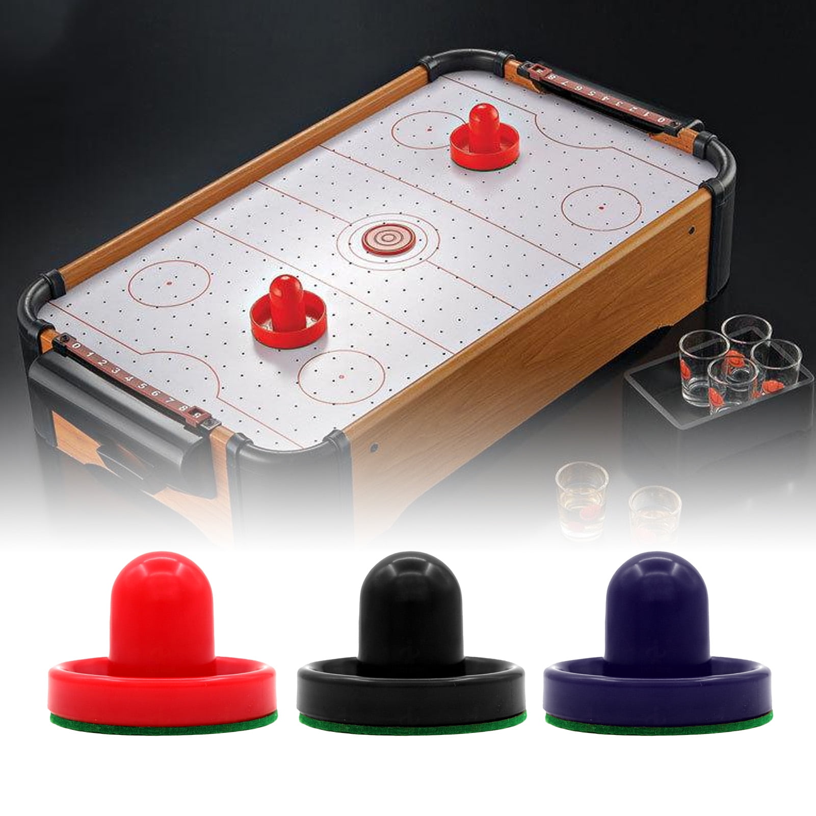 Cheers.US Table air hockey table accessories header empty table push handle 76mm batter
