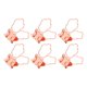 thumbnail image 2 of Clips Lindos para Carpetas Ormromra 100 Mango en Forma de Girasol Metal Resistente Oro Rosa, 2 of 8