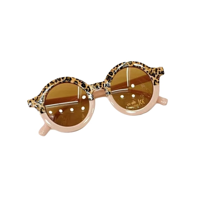 Diconna Lunettes de Soleil Rétro pour Tout-Petits Anti-Ultraviolets Lunettes d'Extérieur
