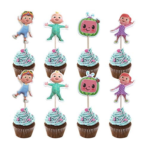 Cocomelon Personalized Edible Cake Topper Image 1 4 Sheet Abpid Walmart Com
