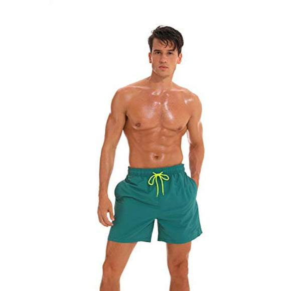 Swimming Shorts/Trunks for Men, Quick Dry Material, Lightweight Comfortable and Breathable Material – Various Sizes, Outdoor Sports, Swimming, Beach Party and More