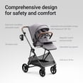 thumbnail image 6 of Mamazing Baby Stroller with Bassinet Air Lux Carbon Fiber Lightweight Compact Fold Reversible Seat for Infant Toddler, 6 of 10
