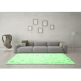 thumbnail image 3 of Ahgly Company Indoor Rectangle Solid Emerald Green Modern Area Rugs, 3' x 5', 3 of 4