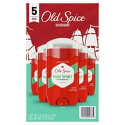 Old Spice Pure Sport High Endurance Deodorant for Men, Original, 2.4 Oz (5 Ct)